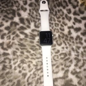 White Apple Watch band